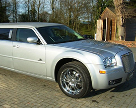 8 seat Chrysler 300c stretched limousine